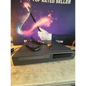 Sharp VC-A565U 4-Head VHS Player Recorder VCR - Tested Working & Includes remote